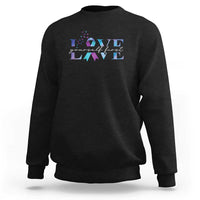 Love Yourself First Suicide Prevention Sweatshirt - Wonder Print Shop