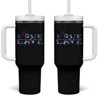 Love Yourself First Suicide Prevention Tumbler With Handle