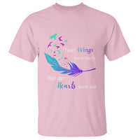 Suicide Prevention T Shirt Your Wings Were Ready But Our Hearts Were Not - Wonder Print Shop