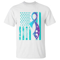 Suicide Prevention T Shirt Choose Life American Flag - Wonder Print Shop
