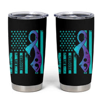 Suicide Prevention Tumbler Cup Choose Life American Flag