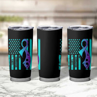 Suicide Prevention Tumbler Cup Choose Life American Flag