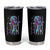 Suicide Prevention Tumbler Cup Warrior Rose American Flag