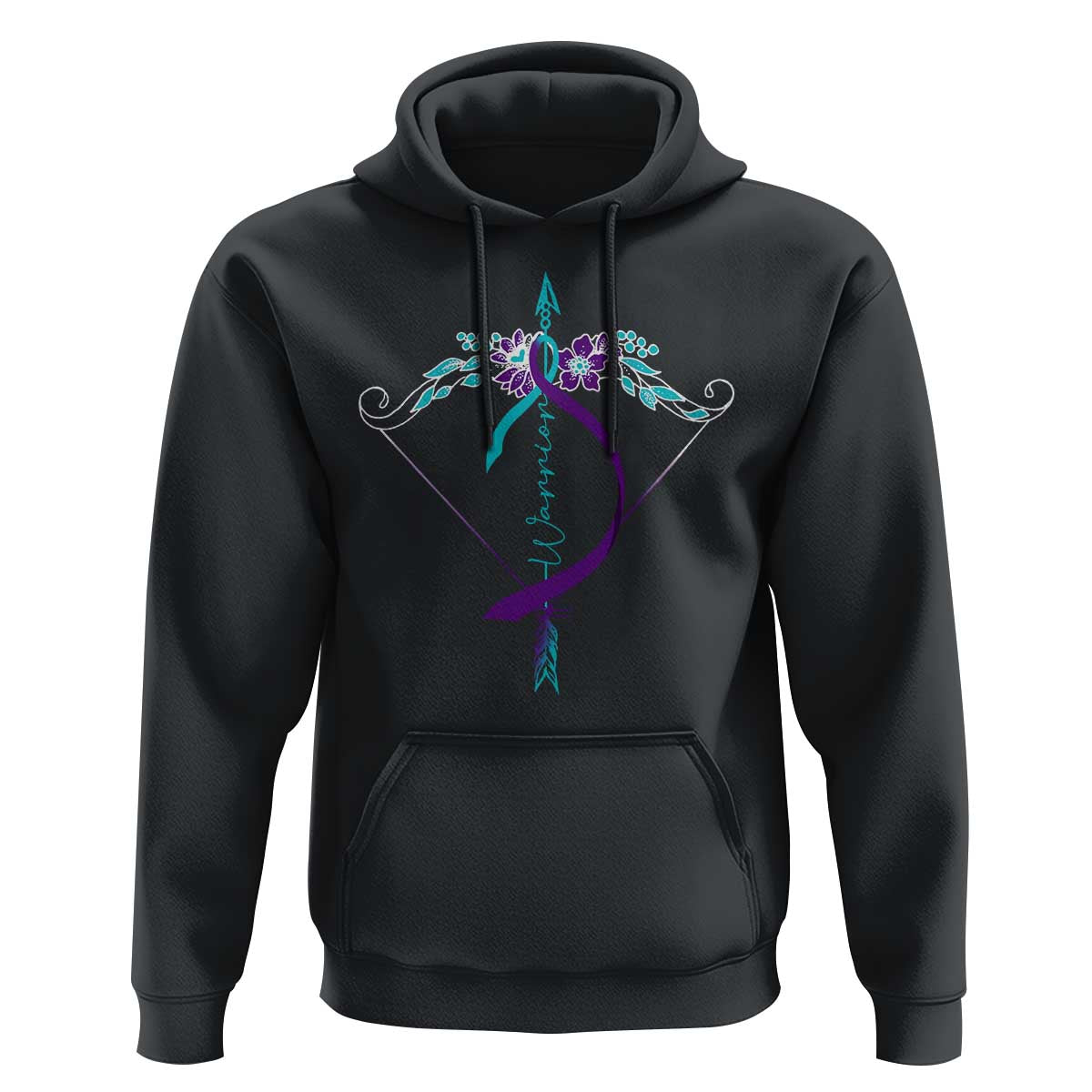 Suicide Prevention Arrow Warrior Hoodie - Wonder Print Shop
