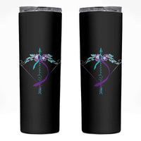 Suicide Prevention Arrow Warrior Skinny Tumbler