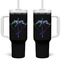 Suicide Prevention Arrow Warrior Tumbler With Handle