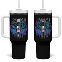 Suicide Prevention Tumbler With Handle Let Your Faith Be Bigger Than Your Fear