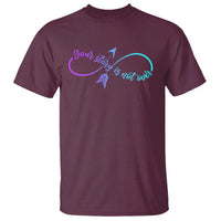 Suicide Prevention T Shirt Your Story Is Not Over Yet Arrow - Wonder Print Shop