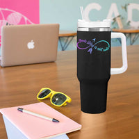 Suicide Prevention Tumbler With Handle Your Story Is Not Over Yet Arrow