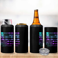 Suicide Prevention 4 in 1 Can Cooler Tumbler I Am A Survivor There Is More To My Story