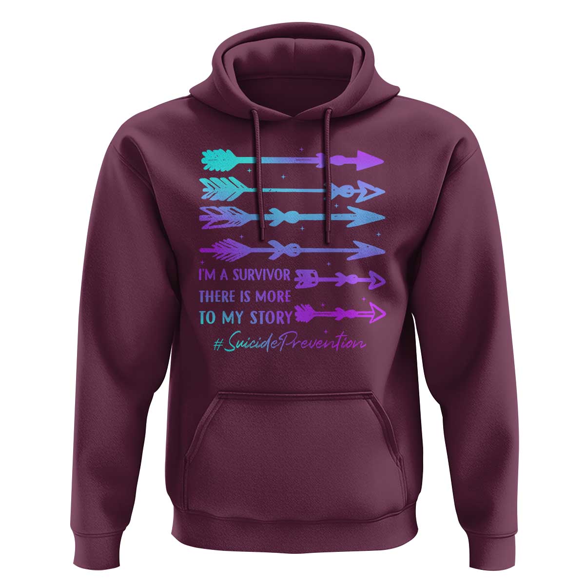 Suicide Prevention Hoodie I Am A Survivor There Is More To My Story - Wonder Print Shop