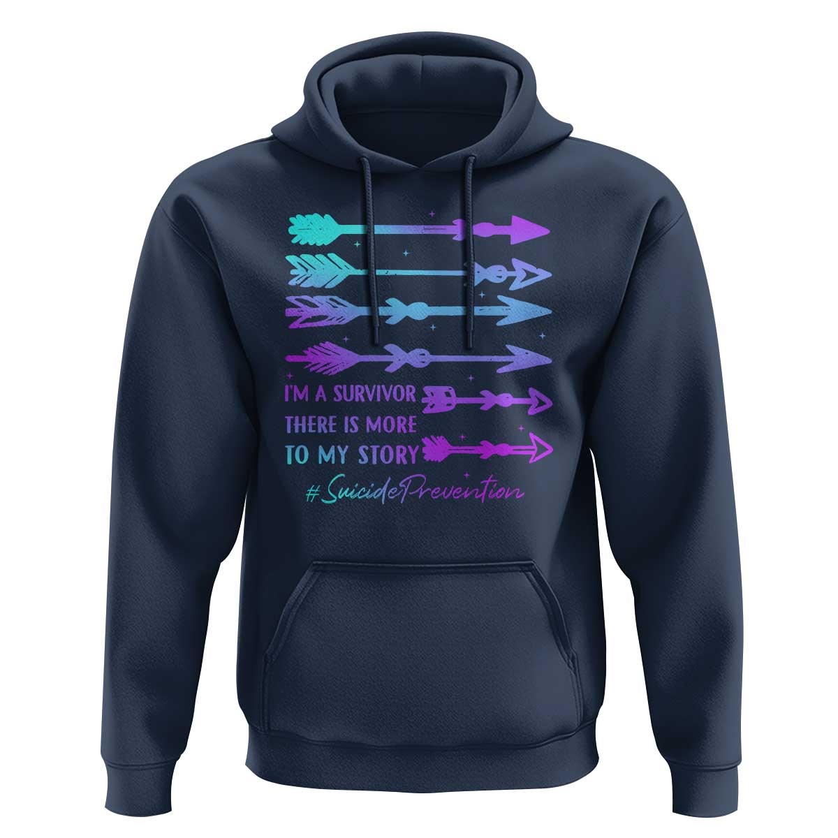 Suicide Prevention Hoodie I Am A Survivor There Is More To My Story - Wonder Print Shop