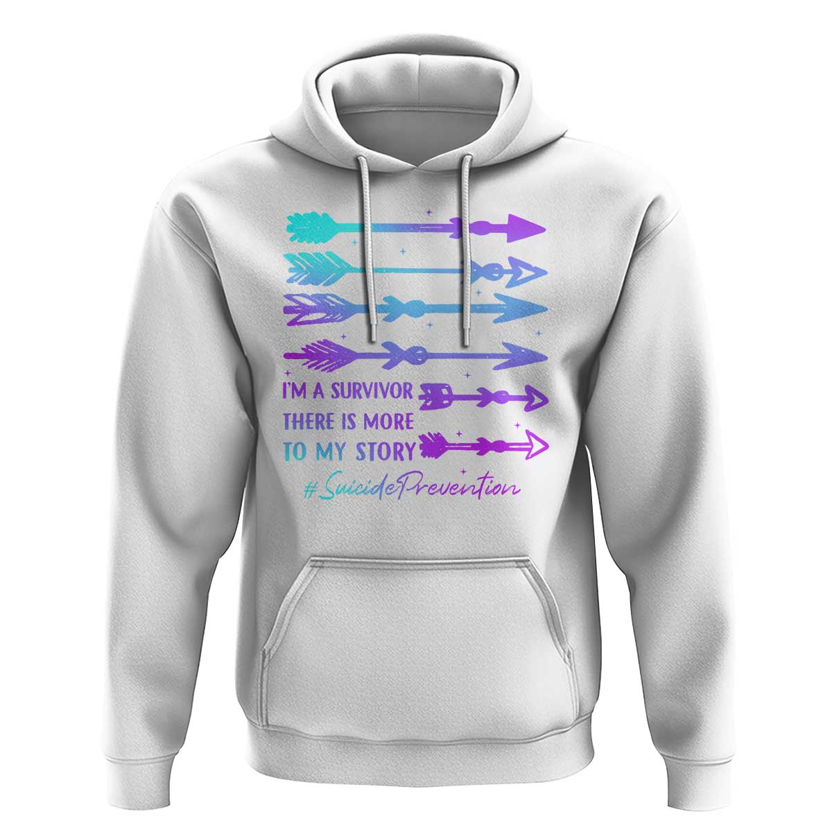 Suicide Prevention Hoodie I Am A Survivor There Is More To My Story - Wonder Print Shop