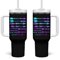 Suicide Prevention Tumbler With Handle I Am A Survivor There Is More To My Story