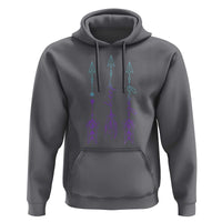 Suicide Prevention Arrow Semicolon Keep Going Hoodie - Wonder Print Shop