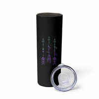 Suicide Prevention Arrow Semicolon Keep Going Skinny Tumbler