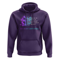 Semicolon Suicide Prevention Hoodie My Story Is Not Over - Wonder Print Shop
