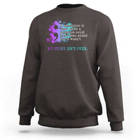 Semicolon Suicide Prevention Sweatshirt My Story Is Not Over - Wonder Print Shop