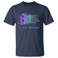 Semicolon Suicide Prevention T Shirt My Story Is Not Over - Wonder Print Shop