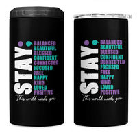 Suicide Prevention Semicolon Stay 4 in 1 Can Cooler Tumbler This World Needs You