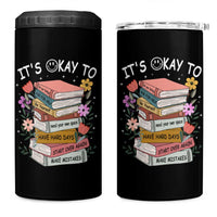 Suicide Prevention It's Okay 4 in 1 Can Cooler Tumbler To Ask For Help Start Over Again Make Mistakes