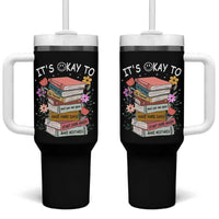 Suicide Prevention It's Okay Tumbler With Handle To Ask For Help Start Over Again Make Mistakes