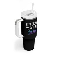 Suicide Prevention It's Okay To Not Be Okay Tumbler With Handle