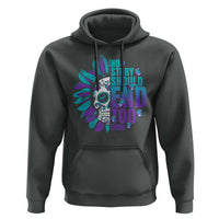 Suicide Prevention Hoodie No Story Should End Too Soon Skul Sunflower - Wonder Print Shop
