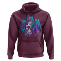 Suicide Prevention Hoodie No Story Should End Too Soon Skul Sunflower - Wonder Print Shop