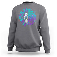 Suicide Prevention Sweatshirt No Story Should End Too Soon Skul Sunflower - Wonder Print Shop