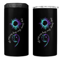 Suicide Prevention Stay Strong 4 in 1 Can Cooler Tumbler Your Story Is Not Over Yet Semicolon