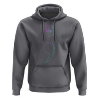 Suicide Prevention Hoodie Stay This World Needs You Semicolon - Wonder Print Shop