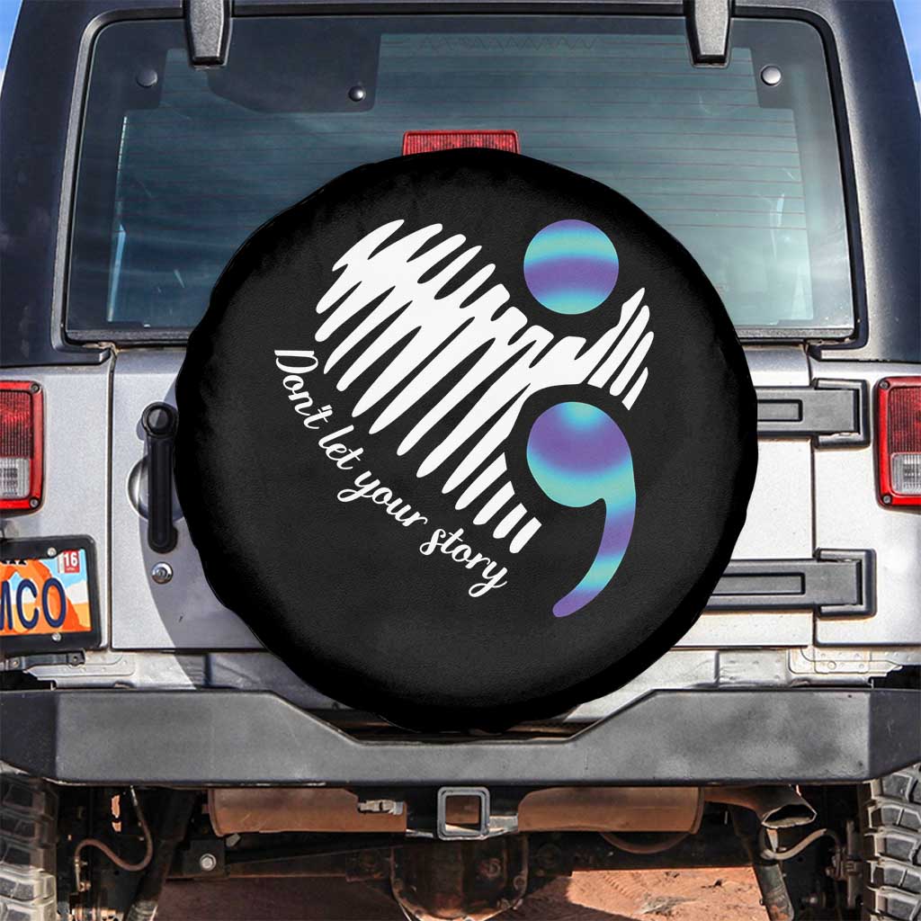 Suicide Prevention Spare Tire Cover Don't Let Your Story End