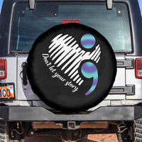 Suicide Prevention Spare Tire Cover Don't Let Your Story End
