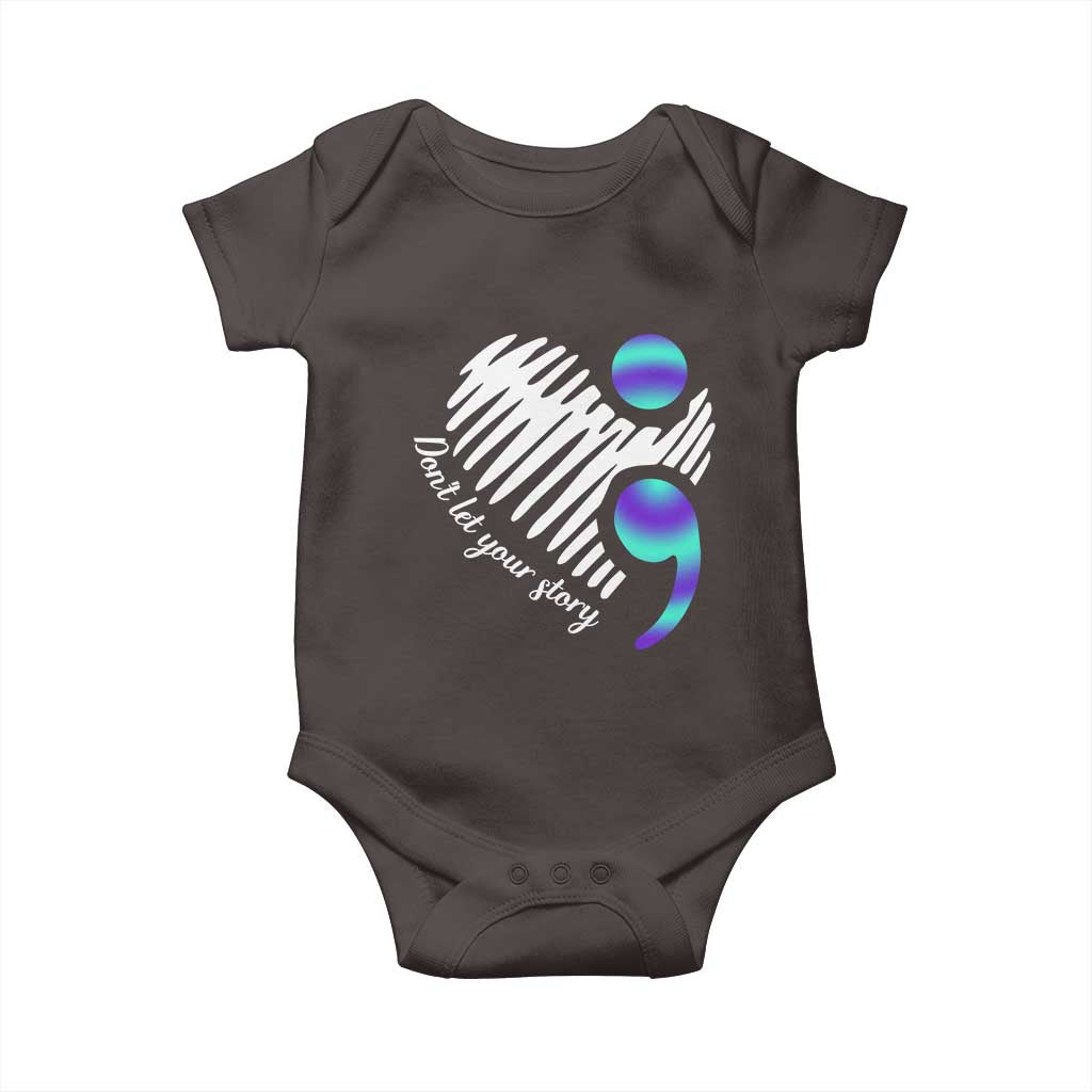 Suicide Prevention Baby Onesie Don't Let Your Story End