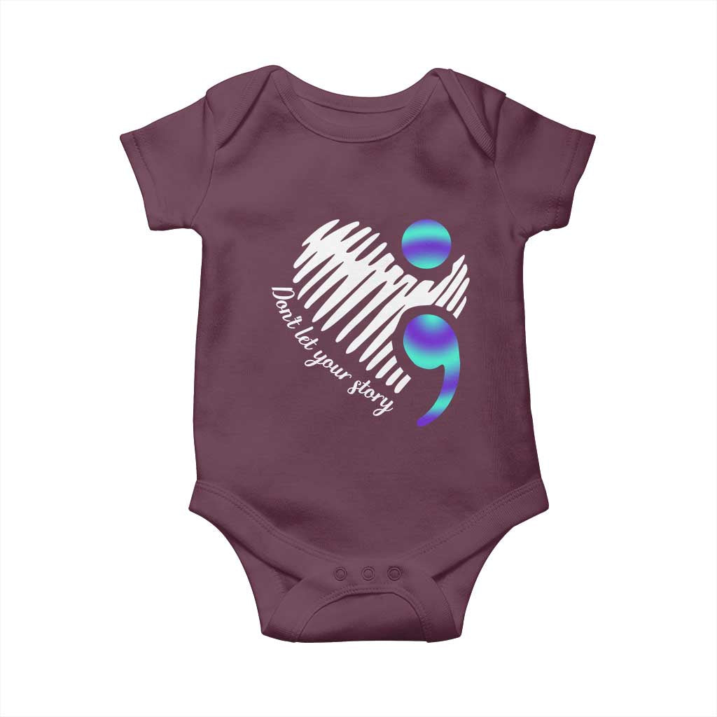 Suicide Prevention Baby Onesie Don't Let Your Story End
