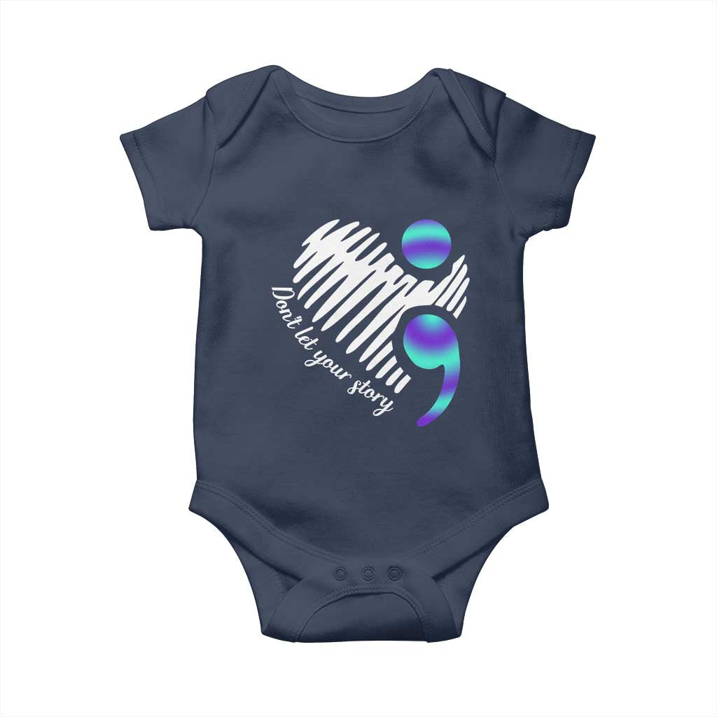 Suicide Prevention Baby Onesie Don't Let Your Story End