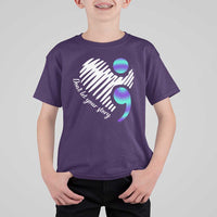 Suicide Prevention T Shirt For Kid Don't Let Your Story End