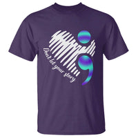 Suicide Prevention T Shirt Don't Let Your Story End