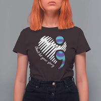 Suicide Prevention T Shirt For Women Don't Let Your Story End
