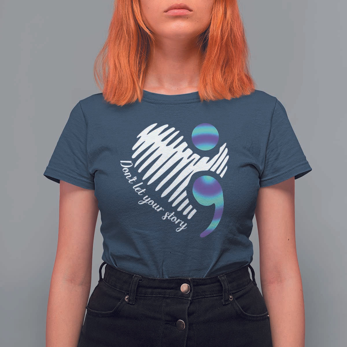 Suicide Prevention T Shirt For Women Don't Let Your Story End