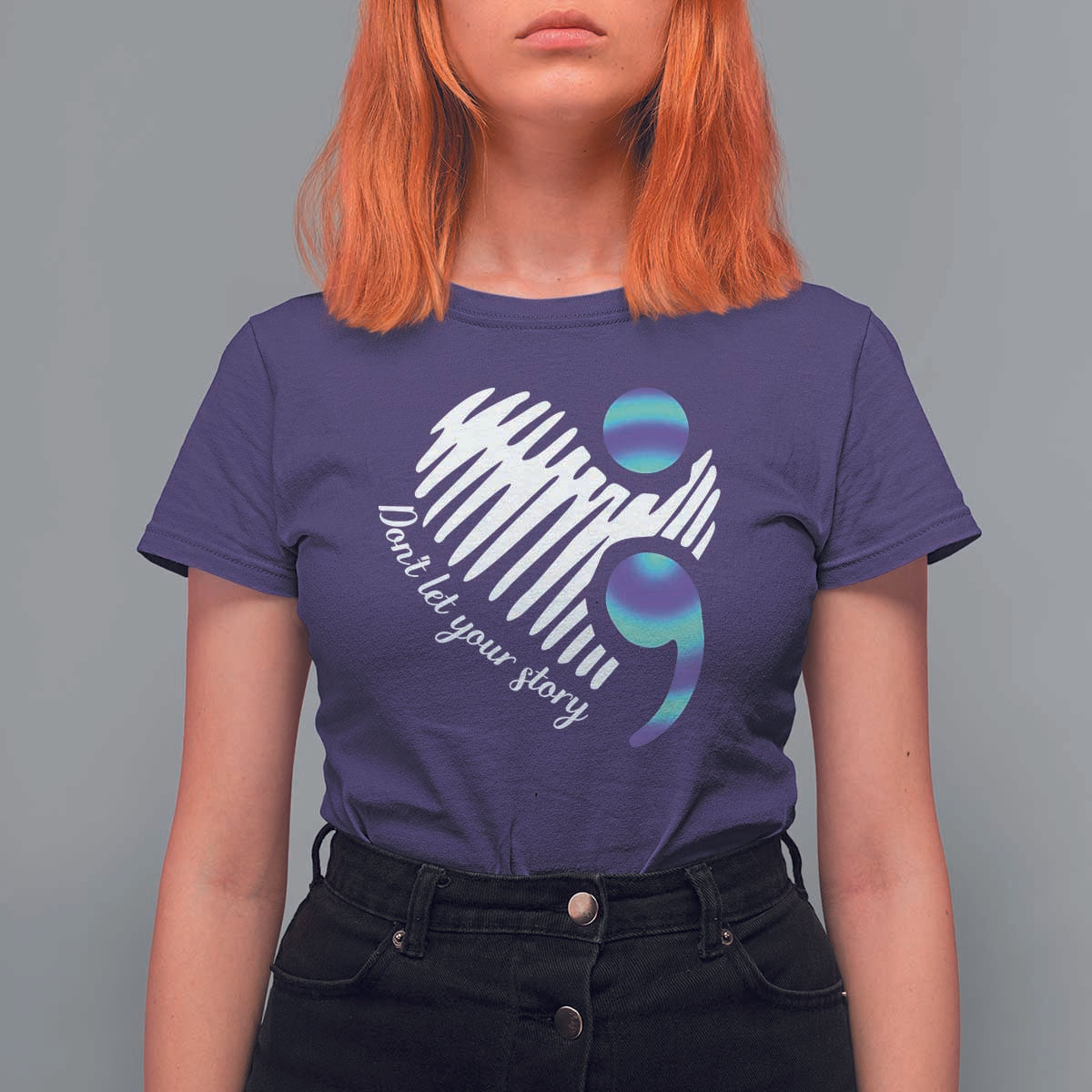 Suicide Prevention T Shirt For Women Don't Let Your Story End