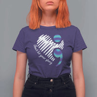 Suicide Prevention T Shirt For Women Don't Let Your Story End