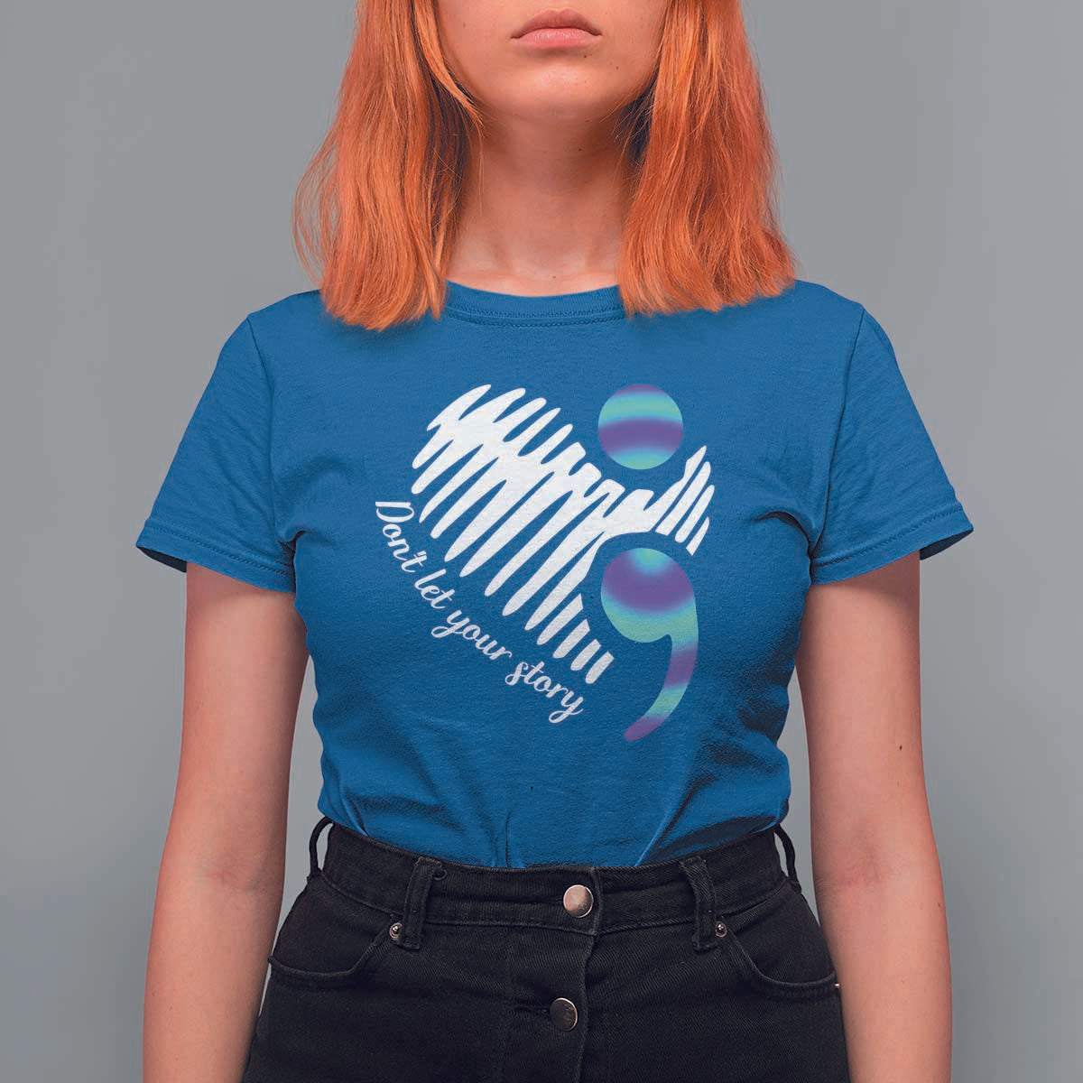 Suicide Prevention T Shirt For Women Don't Let Your Story End