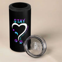 Suicide Prevention Dog Lover 4 in 1 Can Cooler Tumbler Stay You Are Not Alone Semicolon