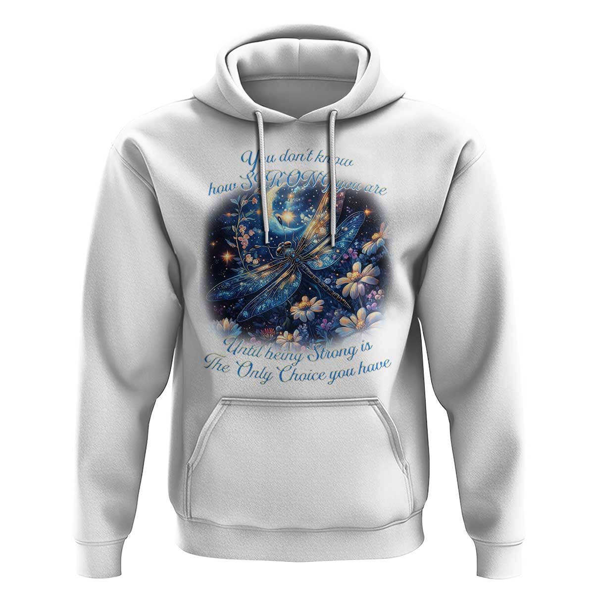 Suicide Prevention Dragonfly Hoodie You Don't Know How Strong You Are - Wonder Print Shop