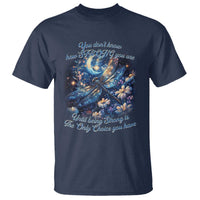 Suicide Prevention Dragonfly T Shirt You Don't Know How Strong You Are - Wonder Print Shop