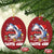 Xmas Shark Santa Jaws Christmas Ornament - Wonder Print Shop