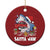 Xmas Shark Santa Jaws Christmas Ornament - Wonder Print Shop