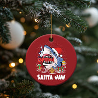 Xmas Shark Santa Jaws Christmas Ornament - Wonder Print Shop